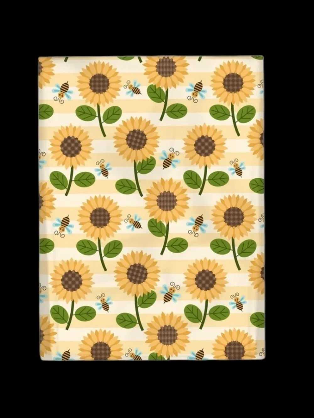 20ct. 12x15.5 Sunflower And Bee Polymailers, Random Thank You Cards/Stickers